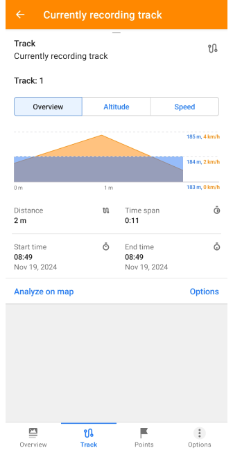 Finish recording in Android