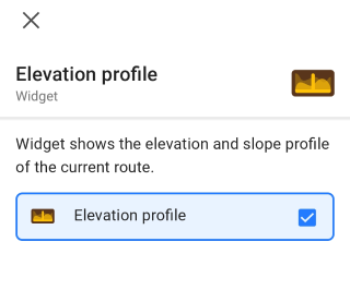 elevation profile