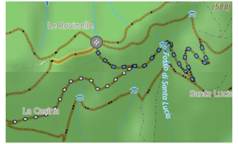 Map routes - MTB trails